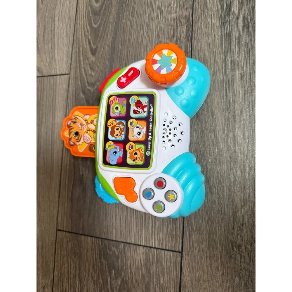 LeapFrog Level Up and Learn Controller Toddler Educational Gaming Toy Blue White
